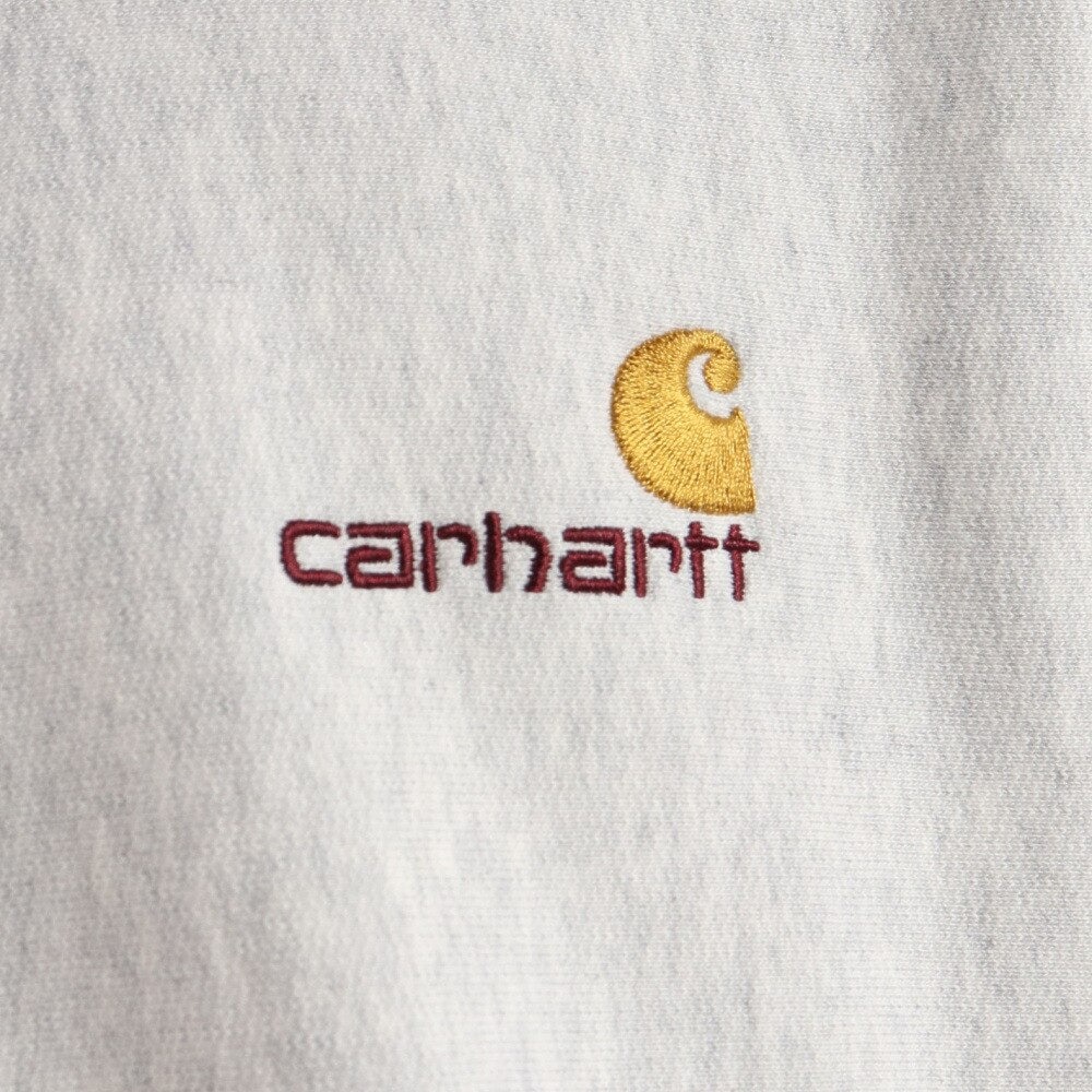 カーハート（CARHARTT）（メンズ）ハーフジップアメリカンスクリプトスウェットシャツ I027014482XX22FW