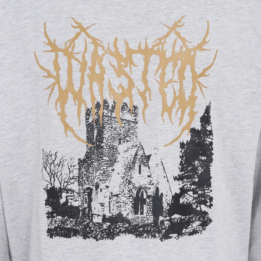 WASTED PARIS（WASTED PARIS）（メンズ）長袖Tシャツ メンズ アイソレイト 23SSD3-07204-005-GY