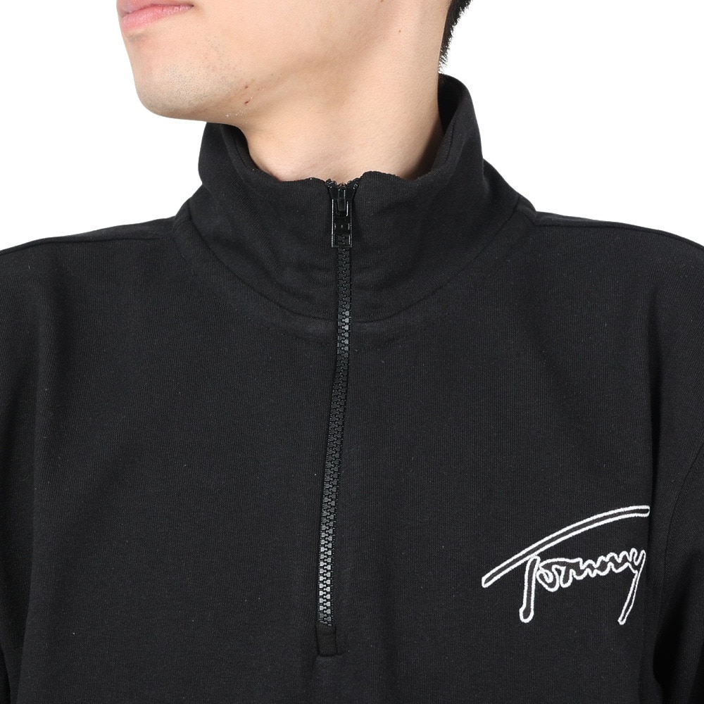 トミー ジーンズ（TOMMY JEANS）（メンズ）カットソー メンズ REGSIGNATURE HALFZIP DM15797-BDS