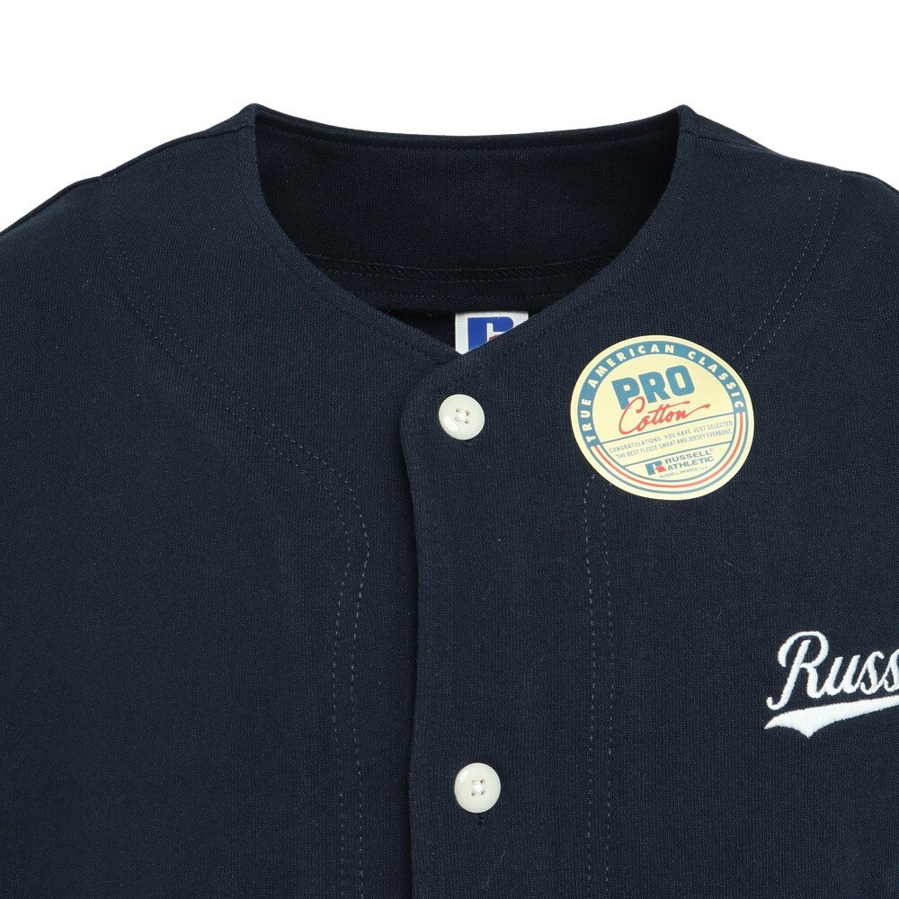 ラッセル（RUSSELL）（メンズ）シャツ メンズ ヘビーウエイト BBシャツ RBM23S0002 NVY