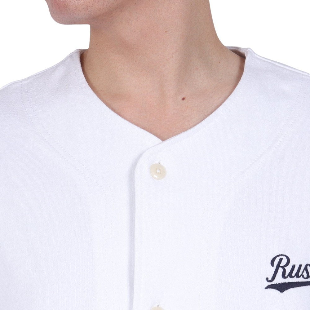 ラッセル（RUSSELL）（メンズ）シャツ メンズ ヘビーウエイト BBシャツ RBM23S0002 WHT