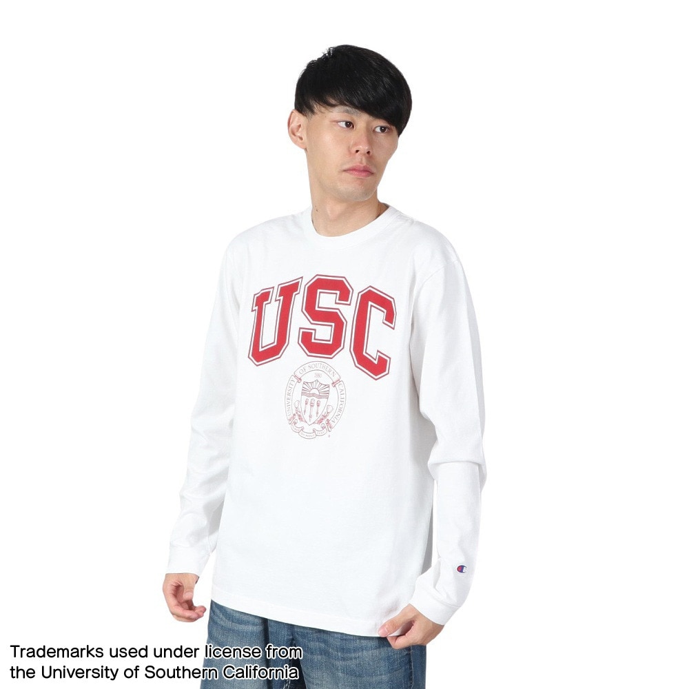 チャンピオン-ヘリテイジ（CHAMPION-HERITAGE）（メンズ、レディース）長袖Tシャツ メンズ ロングスリーブTシャツ USC C5-Y403 010
