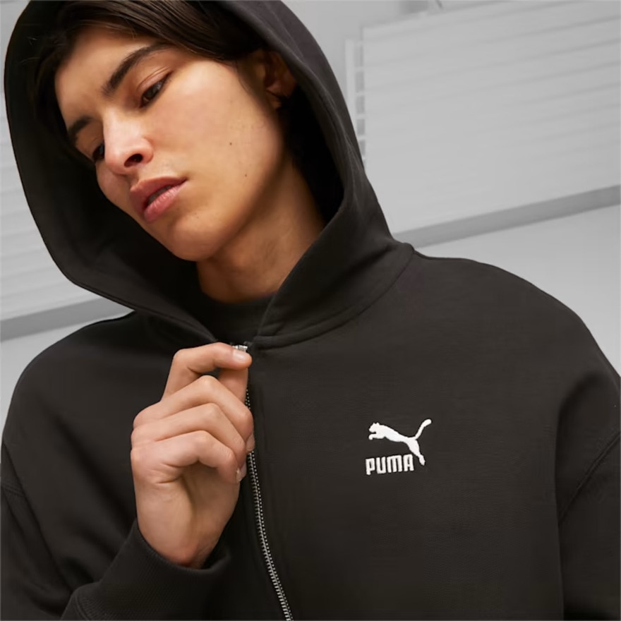 プーマ（PUMA）（メンズ）パーカー メンズ BETTER CLASSICS フルジップ フーディー 621333 01 BLK