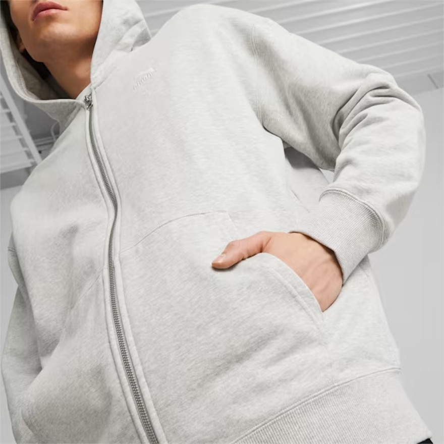 プーマ（PUMA）（メンズ）パーカー メンズ BETTER CLASSICS フルジップ フーディー 621333 04 LGRY