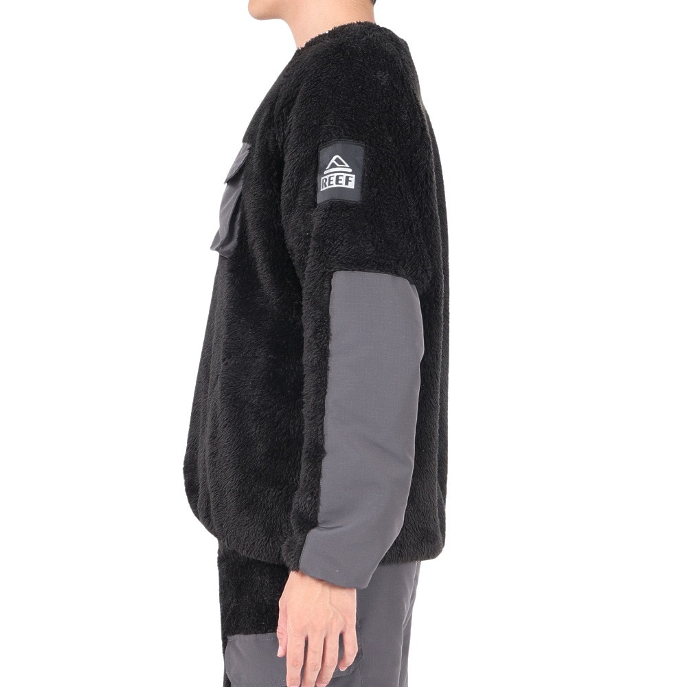 リーフ（REEF）（メンズ）SHERP A FLEECE CREW プルオーバー RFSWM2303-C.GRY