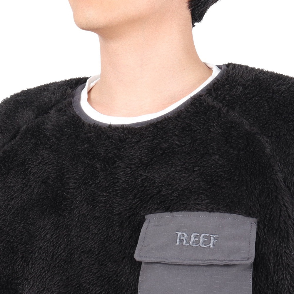 リーフ（REEF）（メンズ）SHERP A FLEECE CREW プルオーバー RFSWM2303-C.GRY