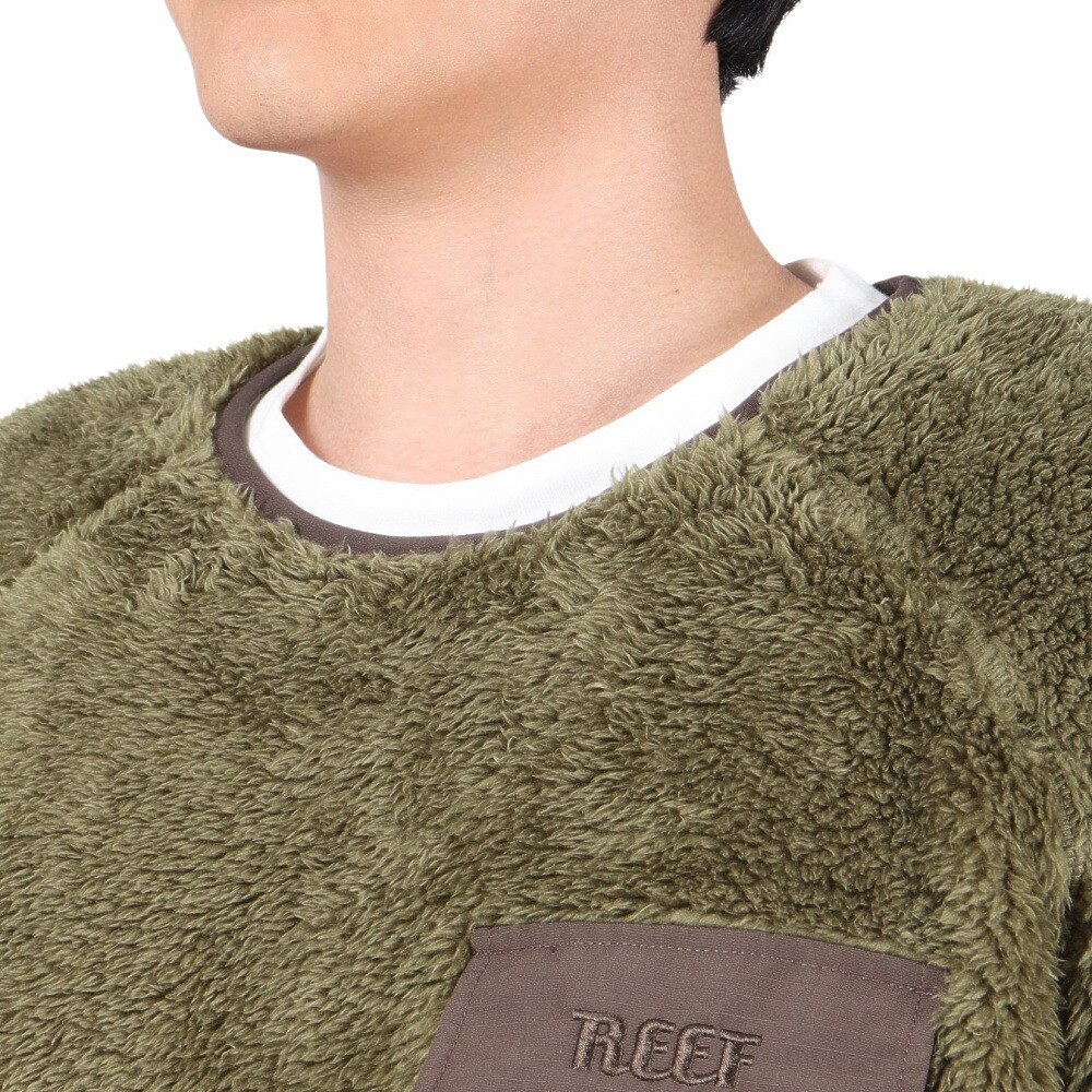 リーフ（REEF）（メンズ）SHERP A FLEECE CREW プルオーバー RFSWM2303-OLV