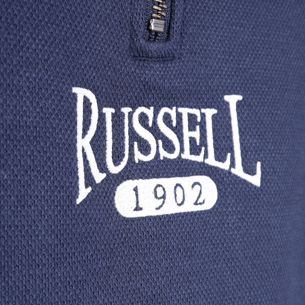 ラッセル（RUSSELL）（メンズ）スウェット カノコ裏毛 ハーフジップ SW RBM23F0007 NVY