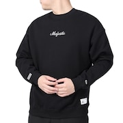 マジェスティック（MAJESTIC）（メンズ）クルースウェットシャツ OT0523FW0001-BLK