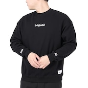 マジェスティック（MAJESTIC）（メンズ）クルースウェットシャツ OT0523FW0002-BLK