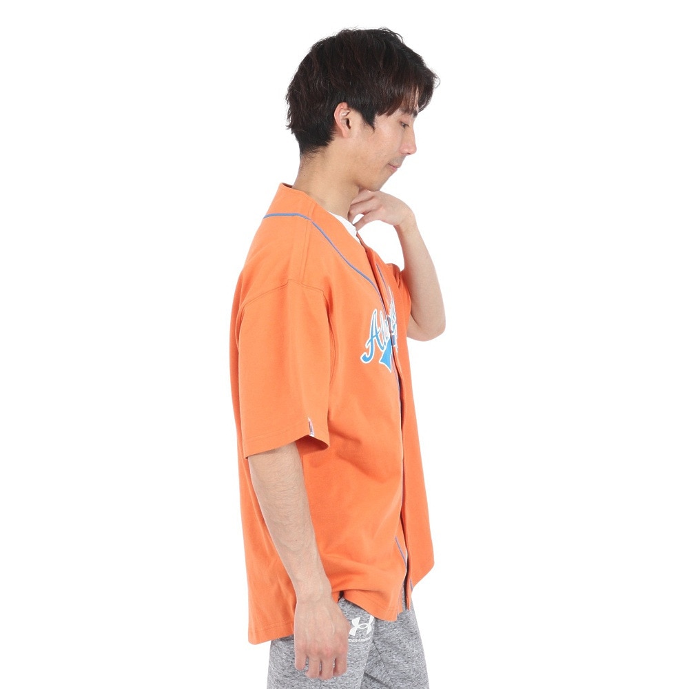 ラッセル（RUSSELL）（メンズ）ProCotton ベースボールシャツ RBM24S0005 ORG