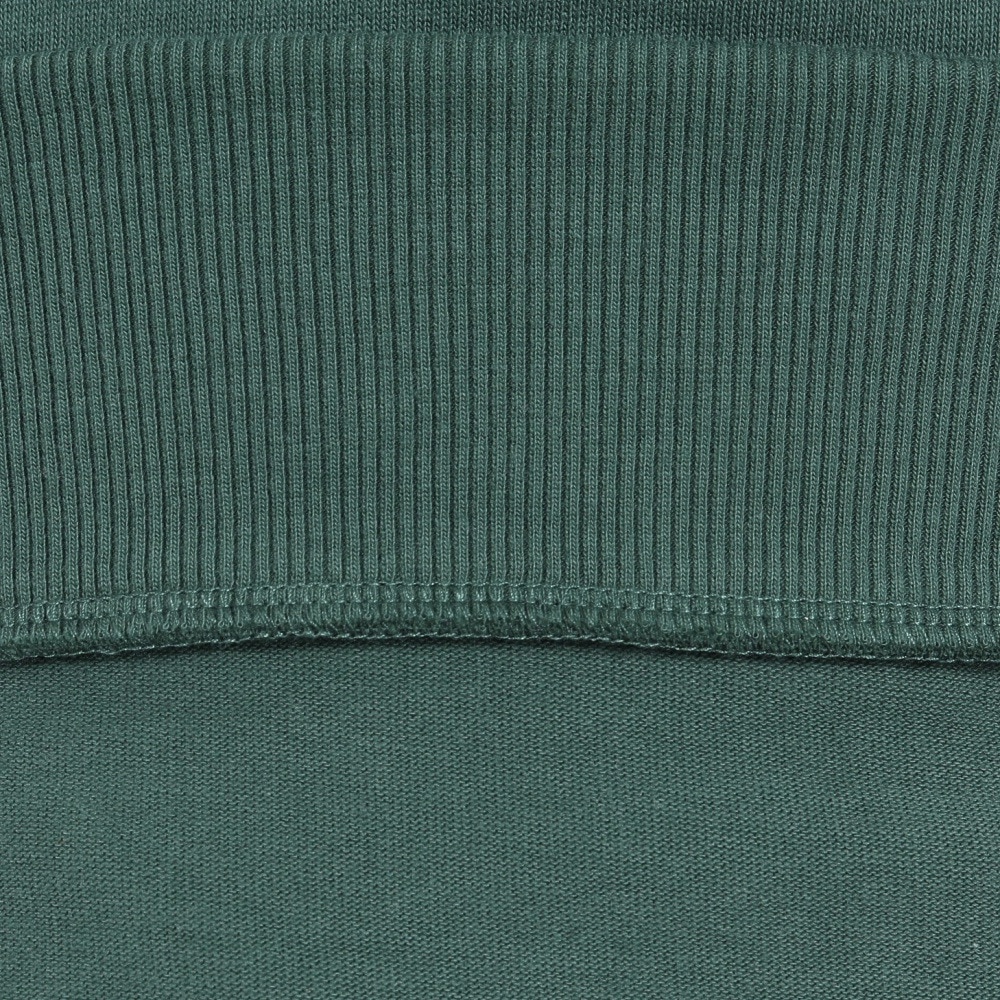ラッセル（RUSSELL）（メンズ）16/-OE ハーフジップ 半袖スウェットシャツ RBM24S0011 DGRN