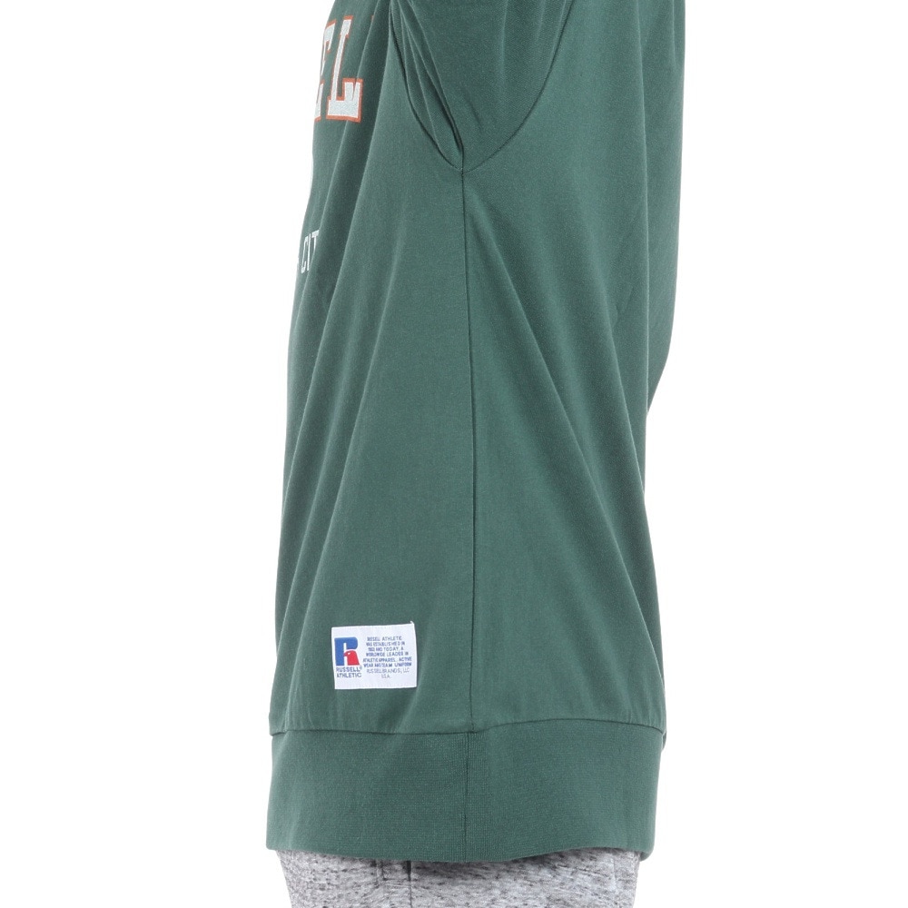 ラッセル（RUSSELL）（メンズ）16/-OEカレッジ スウエット 半袖Tシャツ RBM24S0012 DGRN