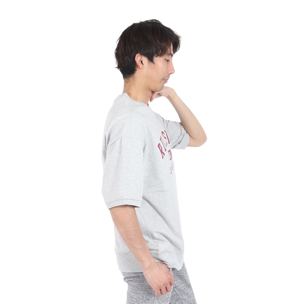 ラッセル（RUSSELL）（メンズ）16/- OE カレッジ スウエット 半袖Tシャツ RBM24S0012 MGRY