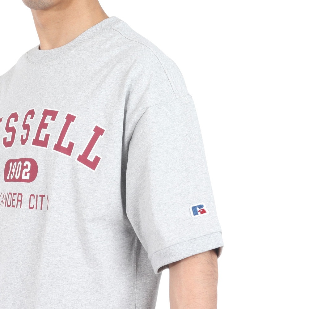 ラッセル（RUSSELL）（メンズ）16/- OE カレッジ スウエット 半袖Tシャツ RBM24S0012 MGRY