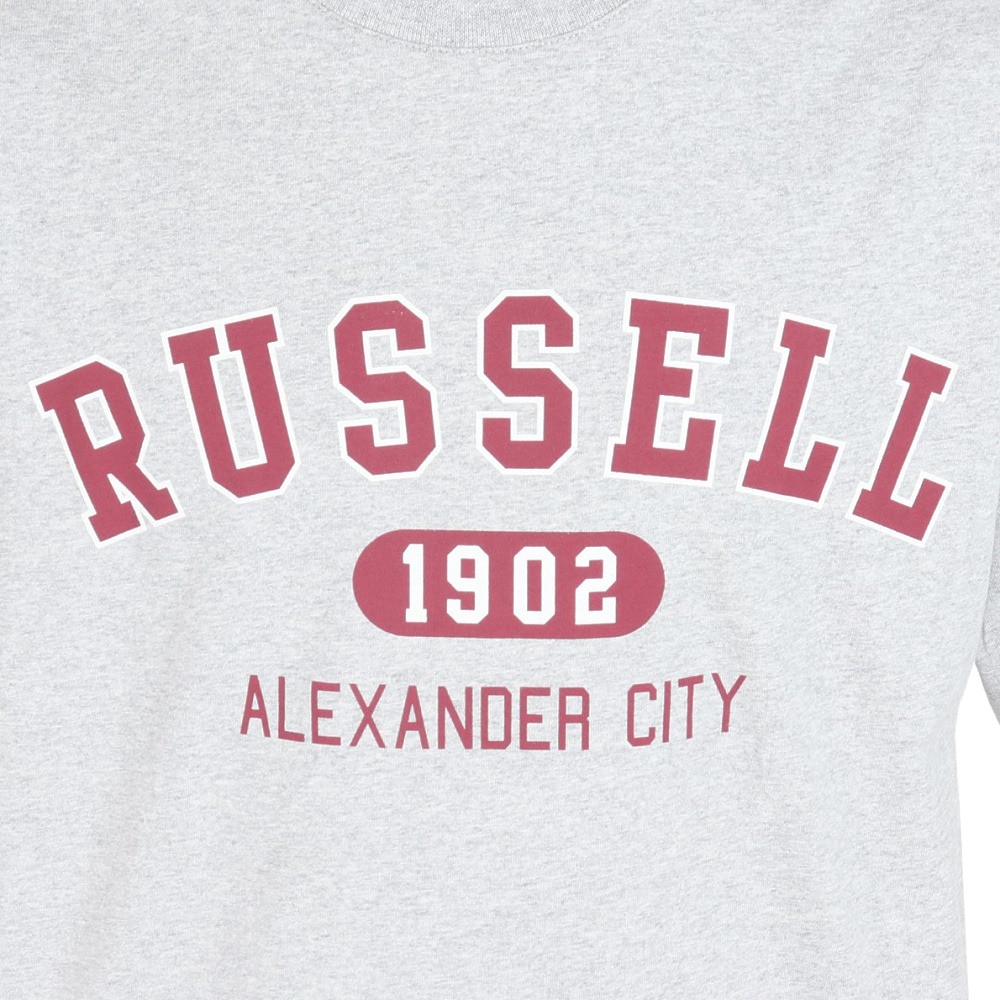 ラッセル（RUSSELL）（メンズ）16/- OE カレッジ スウエット 半袖Tシャツ RBM24S0012 MGRY
