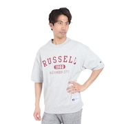 ラッセル（RUSSELL）（メンズ）16/- OE カレッジ スウエット 半袖Tシャツ RBM24S0012 MGRY