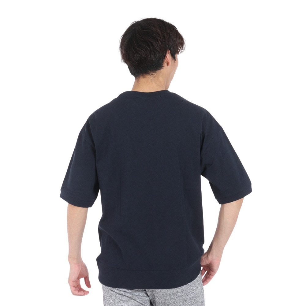ラッセル（RUSSELL）（メンズ）16/- OE カレッジ スウエット 半袖Tシャツ RBM24S0012 NVY