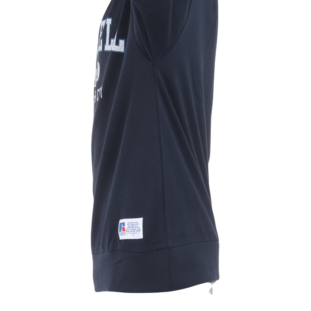 ラッセル（RUSSELL）（メンズ）16/- OE カレッジ スウエット 半袖Tシャツ RBM24S0012 NVY
