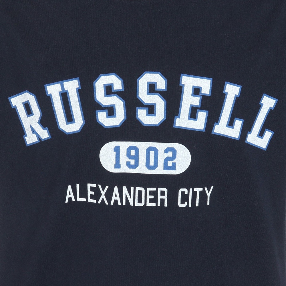 ラッセル（RUSSELL）（メンズ）16/- OE カレッジ スウエット 半袖Tシャツ RBM24S0012 NVY