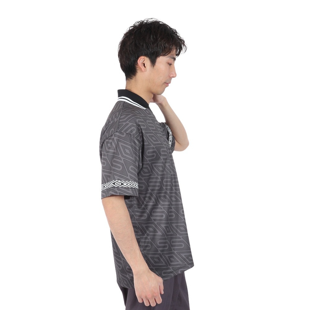 サイラス（SILAS）（メンズ）SILAS×UMBRO ゲームシャツ 110241014003-CHARCOAL