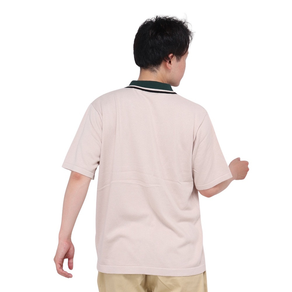 エクストララージ（XLARGE）（メンズ）ライク ニット 半袖 シャツ 101242013009-BEIGE