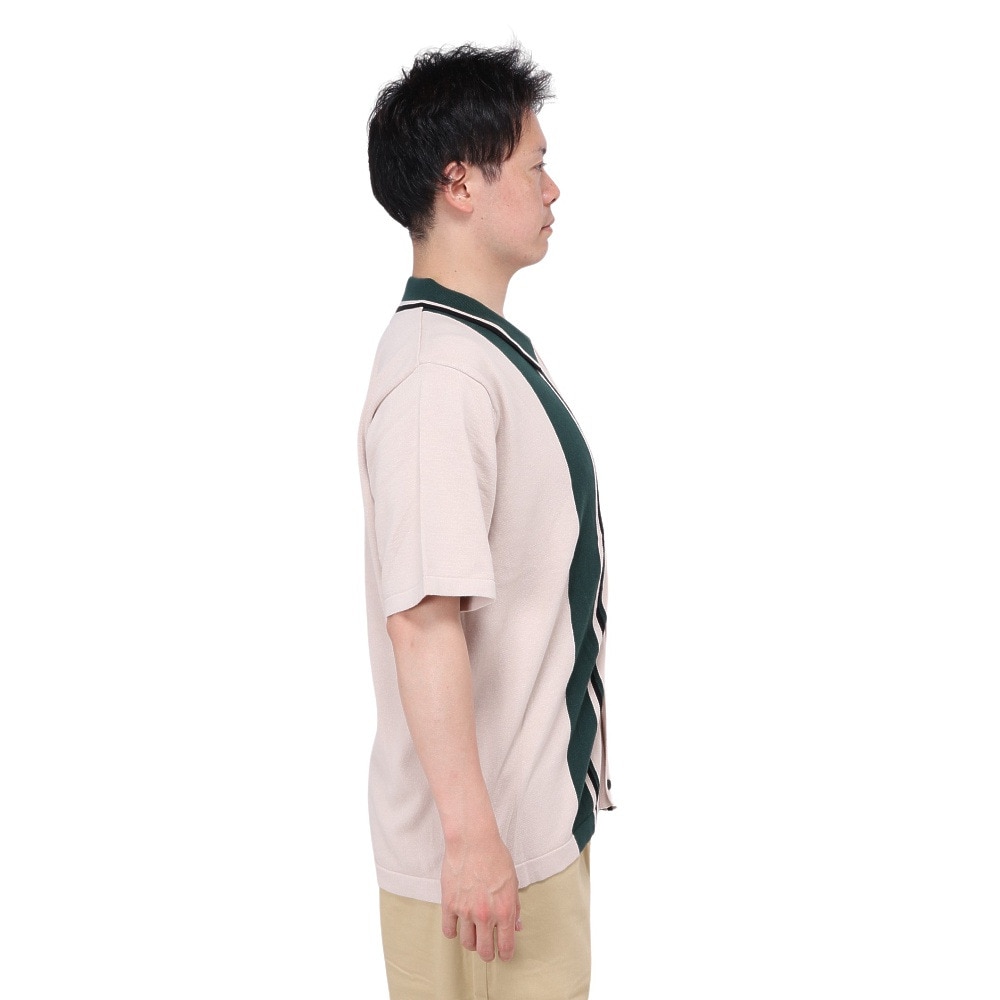 エクストララージ（XLARGE）（メンズ）ライク ニット 半袖 シャツ 101242013009-BEIGE