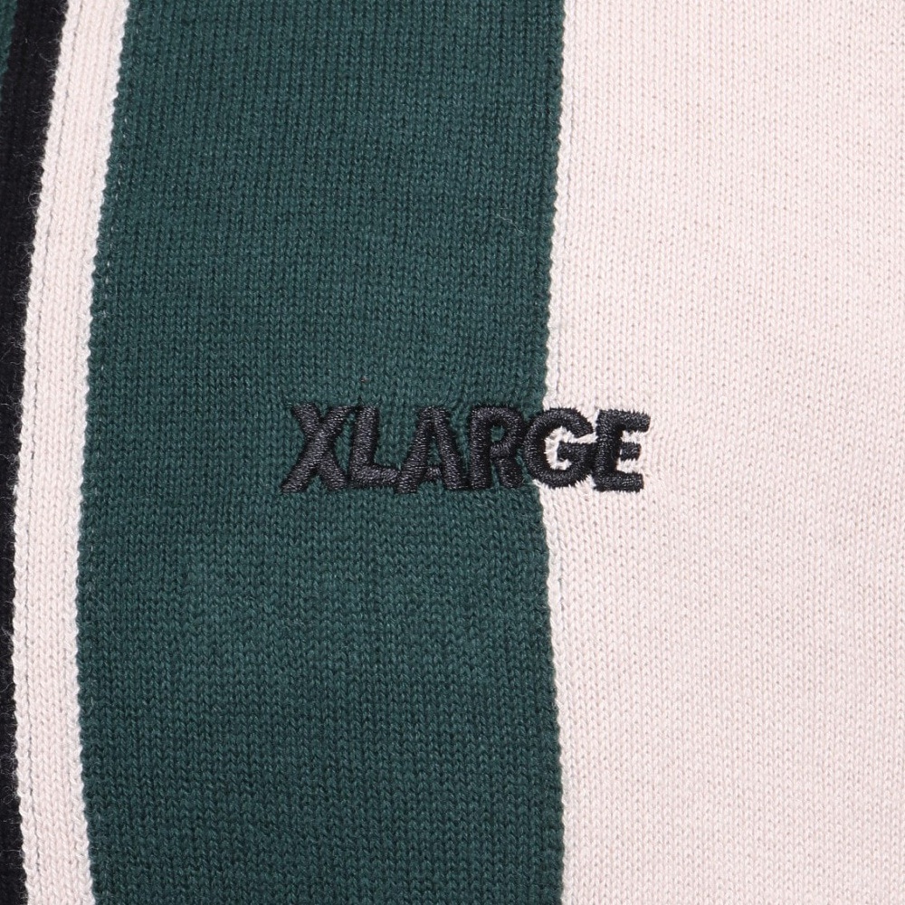 エクストララージ（XLARGE）（メンズ）ライク ニット 半袖 シャツ 101242013009-BEIGE