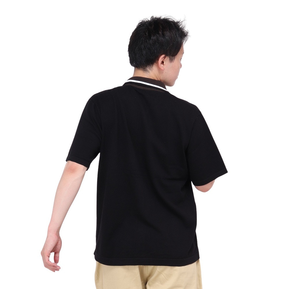 エクストララージ（XLARGE）（メンズ）ライク ニット 半袖 シャツ 101242013009-BLACK