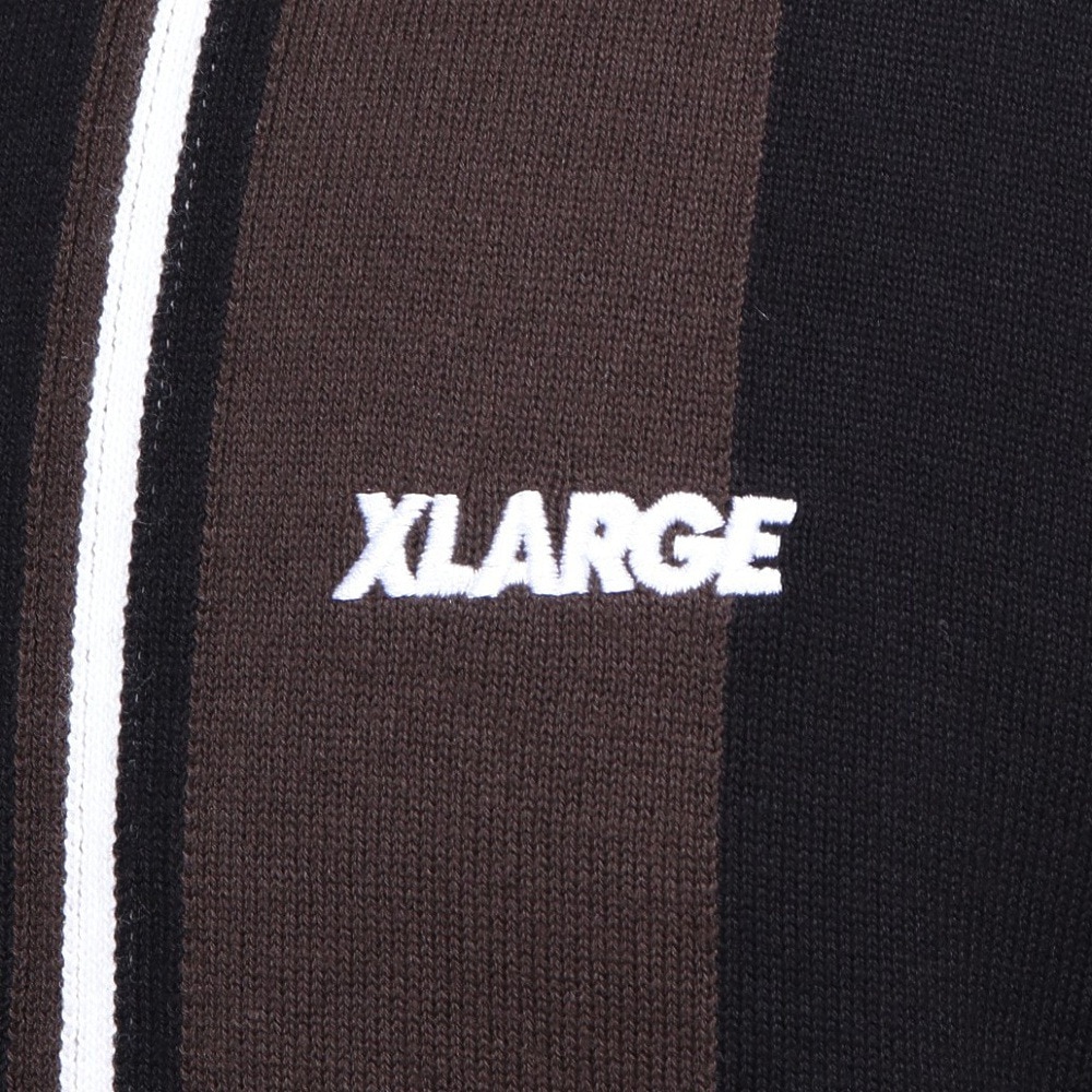 エクストララージ（XLARGE）（メンズ）ライク ニット 半袖 シャツ 101242013009-BLACK