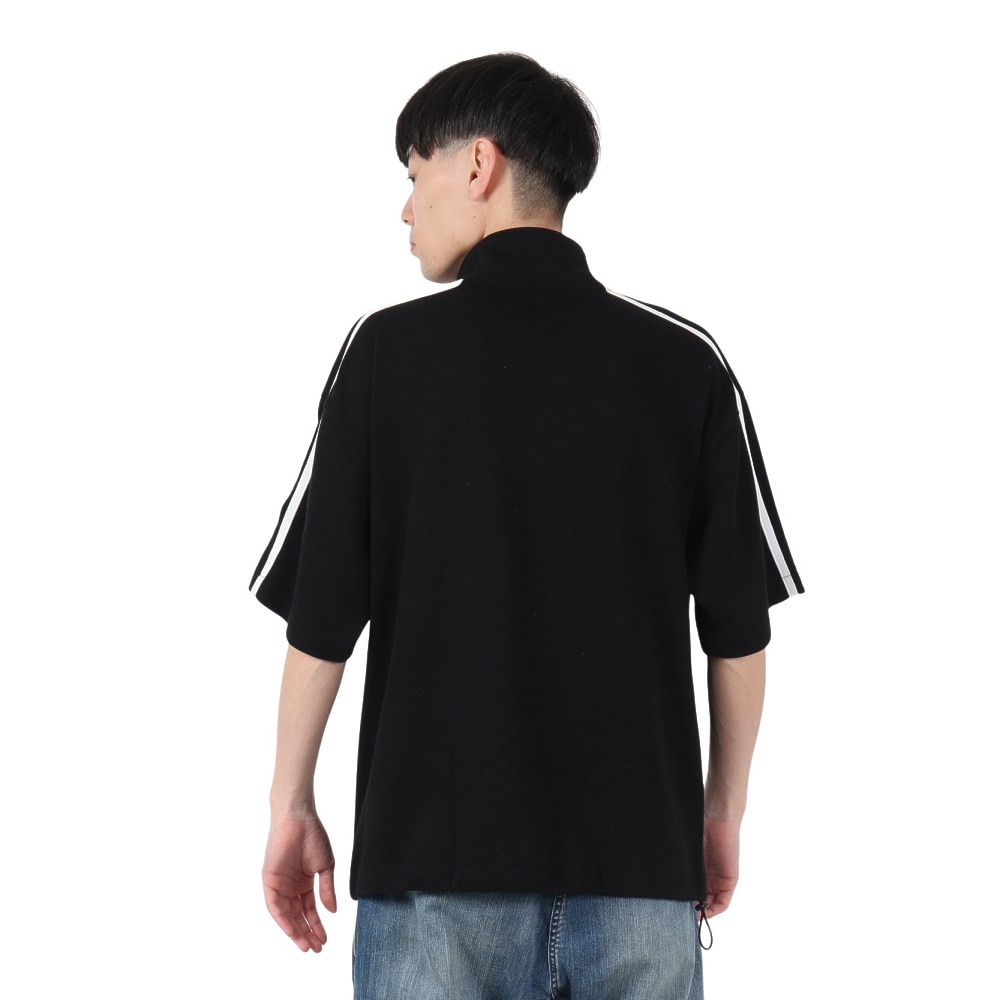 ベンデイビス（BEN DAVIS）（メンズ）半袖ニットソー ハーフジップ 24580044-BLK