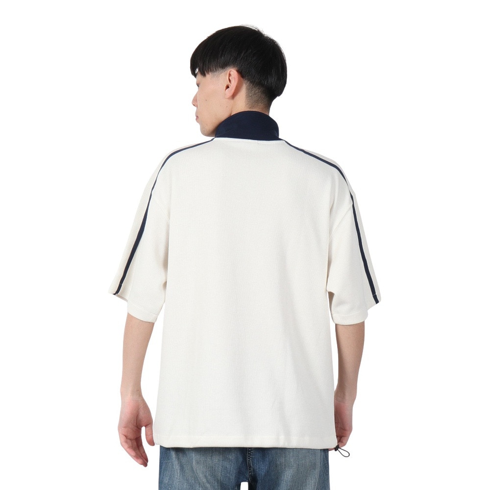 ベンデイビス（BEN DAVIS）（メンズ）半袖ニットソー ハーフジップ 24580044-OFF