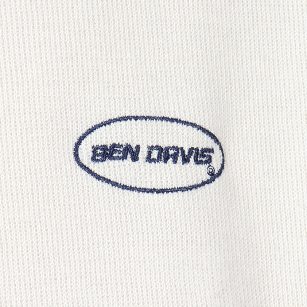 ベンデイビス（BEN DAVIS）（メンズ）半袖ニットソー ハーフジップ 24580044-OFF
