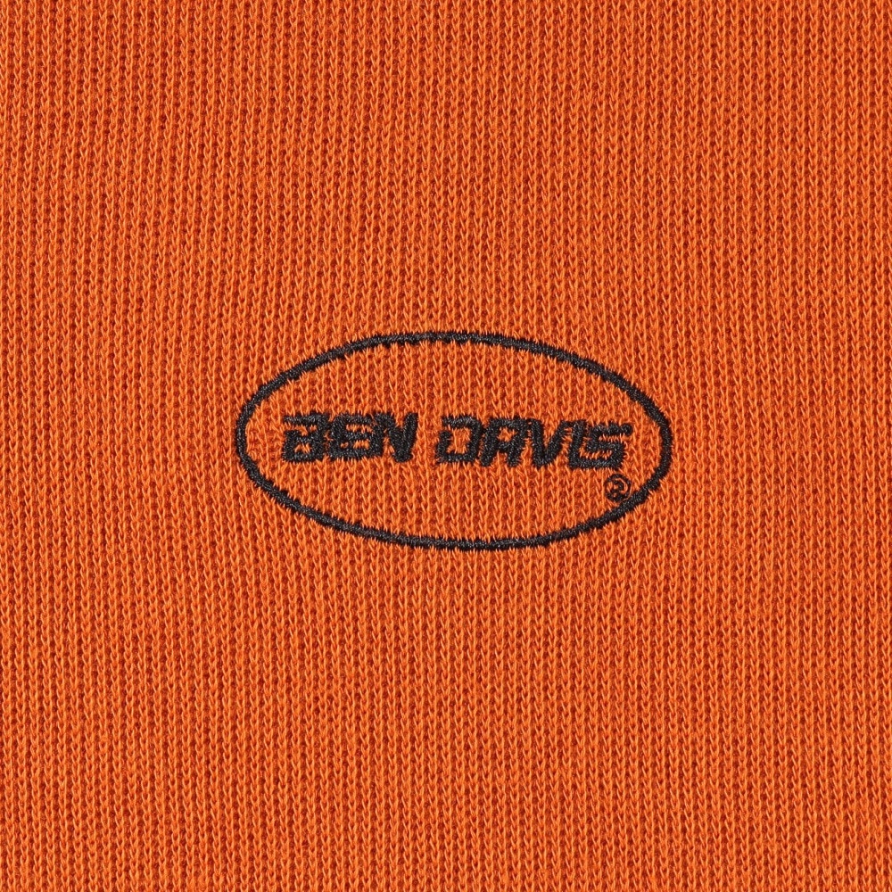 ベンデイビス（BEN DAVIS）（メンズ）半袖ニットソー ハーフジップ 24580044-ORG