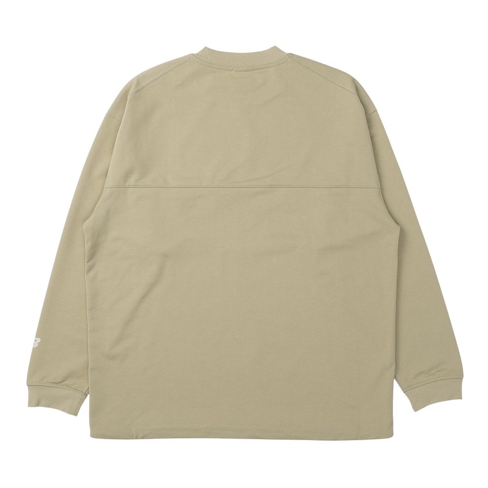 ニューバランス（new balance）（メンズ）OUTDOOR ライトスウェットプルオーバー AMT45737OVN