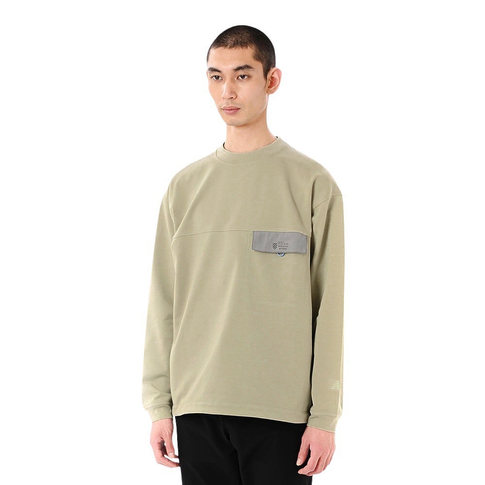 ニューバランス（new balance）（メンズ）OUTDOOR ライトスウェットプルオーバー AMT45737OVN