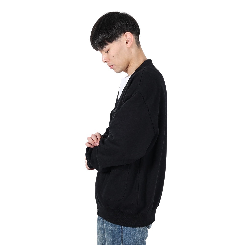 エクストララージ（XLARGE）（メンズ）EMBROIDERY スウェット カーディガン 101251013002-BLACK
