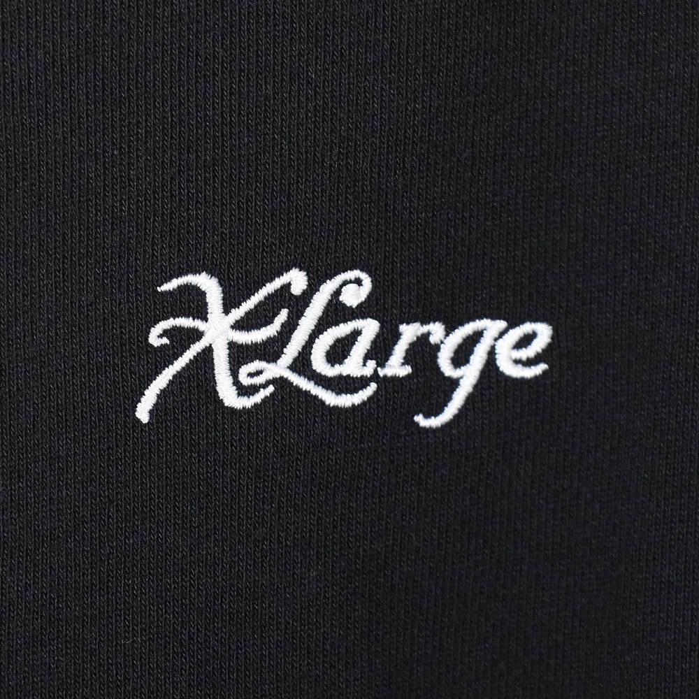 エクストララージ（XLARGE）（メンズ）EMBROIDERY スウェット カーディガン 101251013002-BLACK