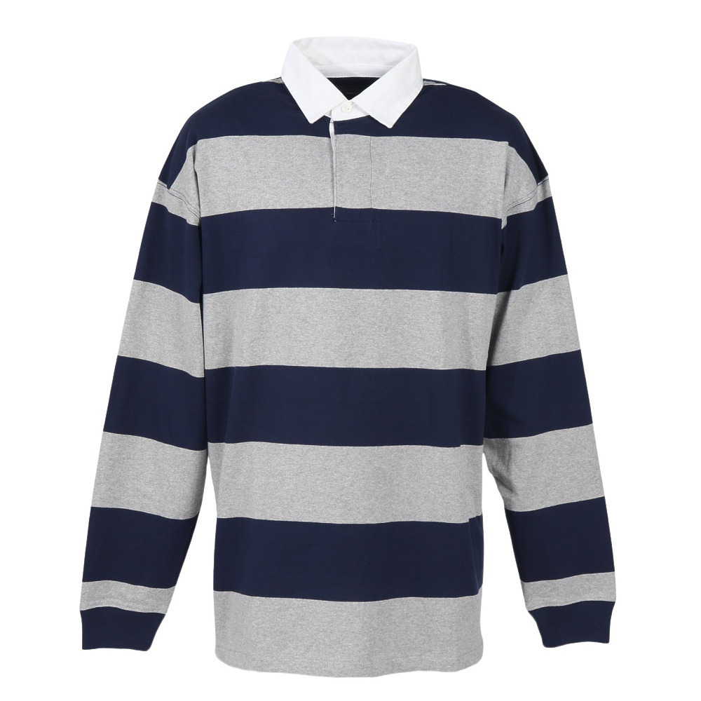 ラルフ ローレン（RALPH LAUREN）（メンズ）ビッグ フィット ストライプド ジャージー ラグビー シャツ MNPOKNI16824250400