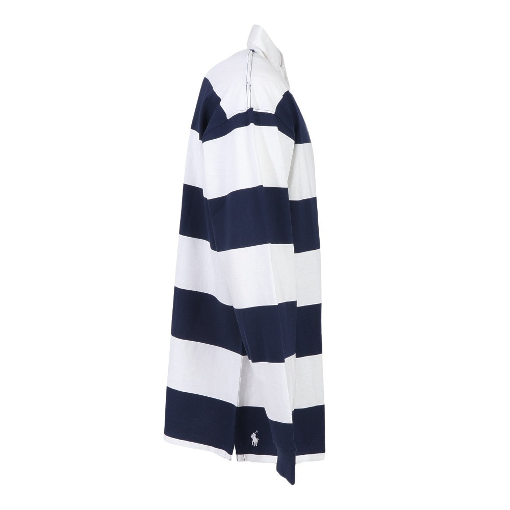 ラルフ ローレン（RALPH LAUREN）（メンズ）ビッグ フィット ストライプド ジャージー ラグビー シャツ MNPOKNI16824253100