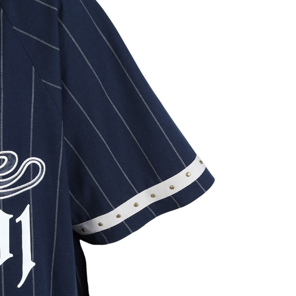 エクストララージ（XLARGE）（メンズ）STUDDED ベースボール ジャージ 101252013005-NAVY