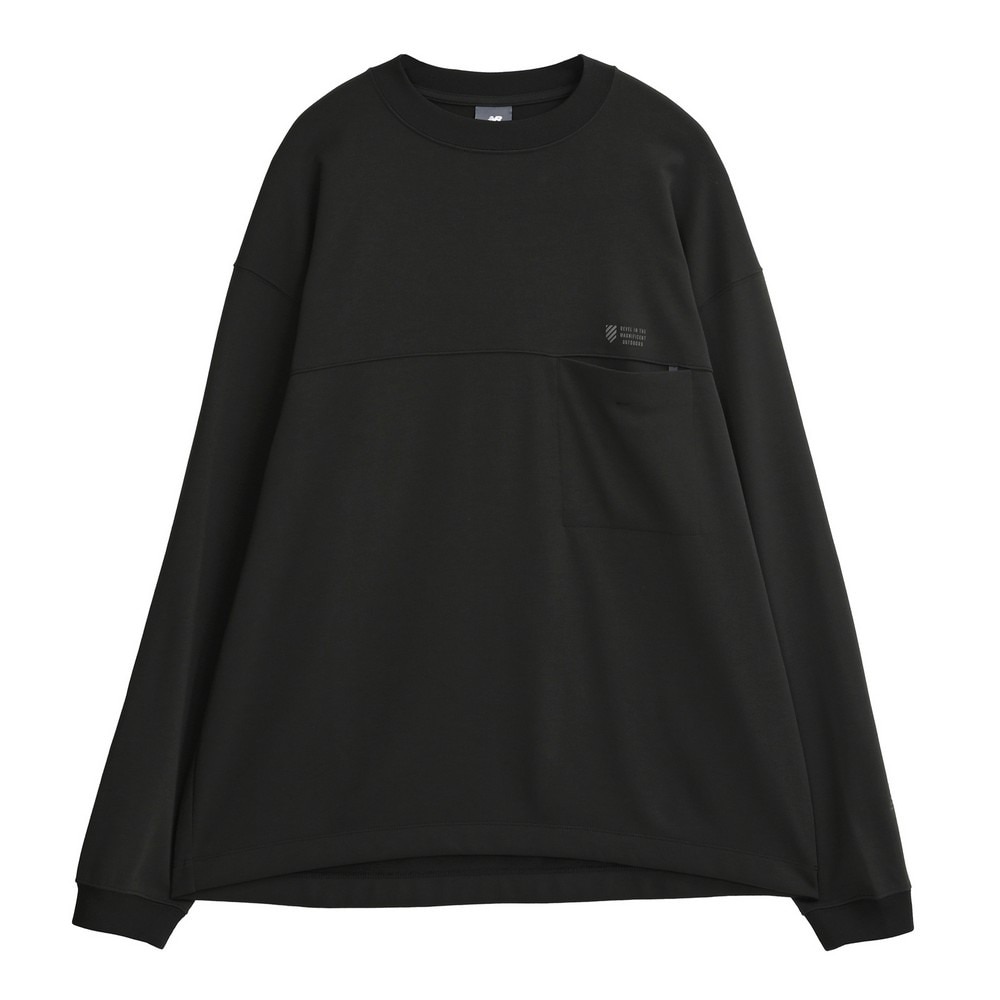 ニューバランス（new balance）（メンズ）ODロングスリーブTシャツ AMT55645BLK