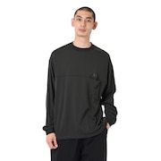 (メンズ)ODロングスリーブTシャツ AMT55645BLK