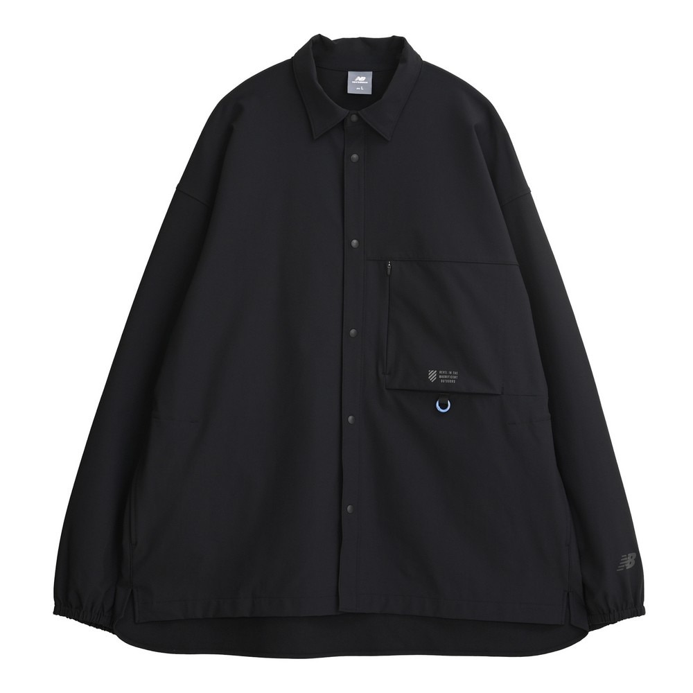 ニューバランス（new balance）（メンズ）ODウーブンロングTシャツ AMT55648BK