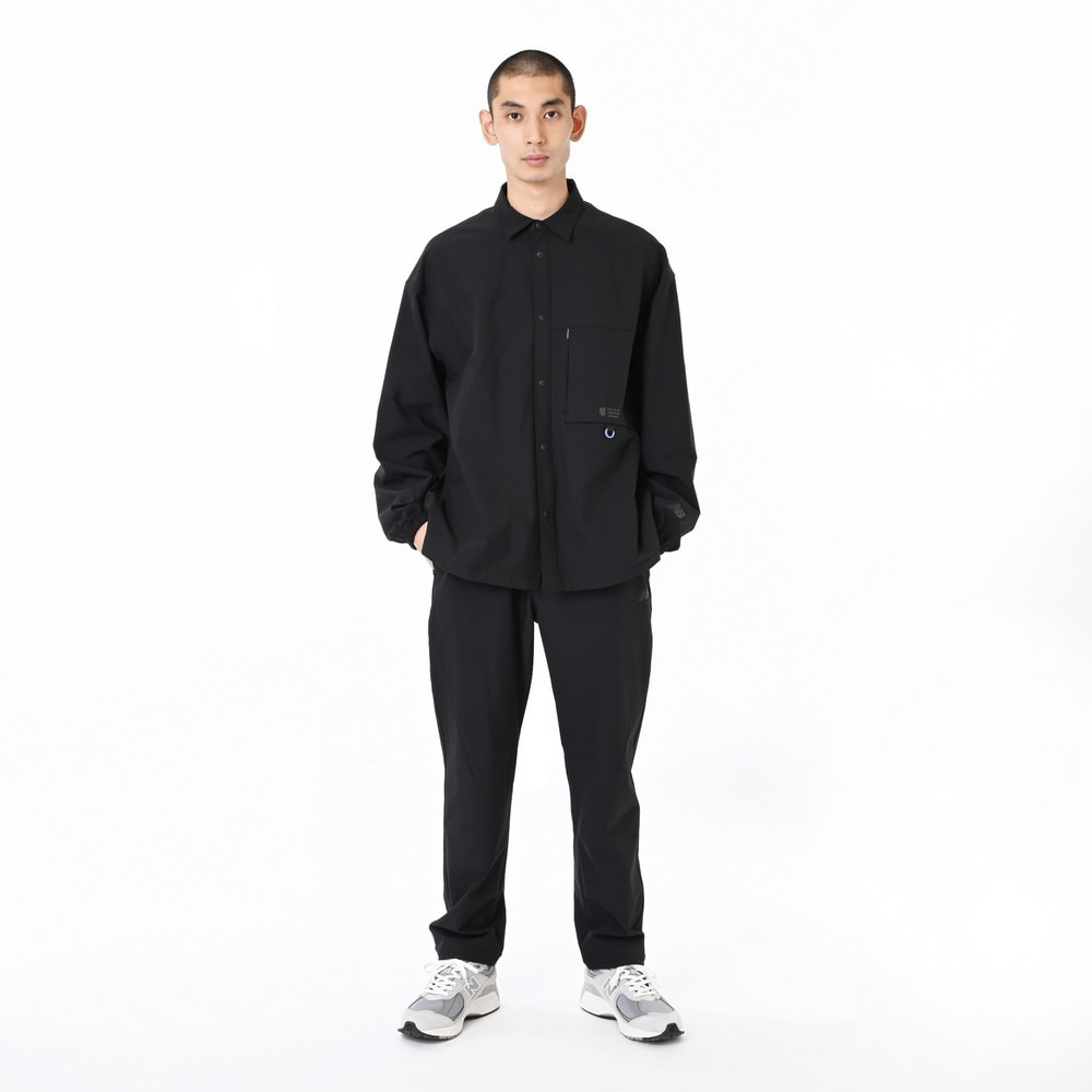 ニューバランス（new balance）（メンズ）ODウーブンロングTシャツ AMT55648BK