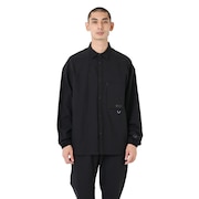 (メンズ)ODウーブンロングTシャツ AMT55648BK