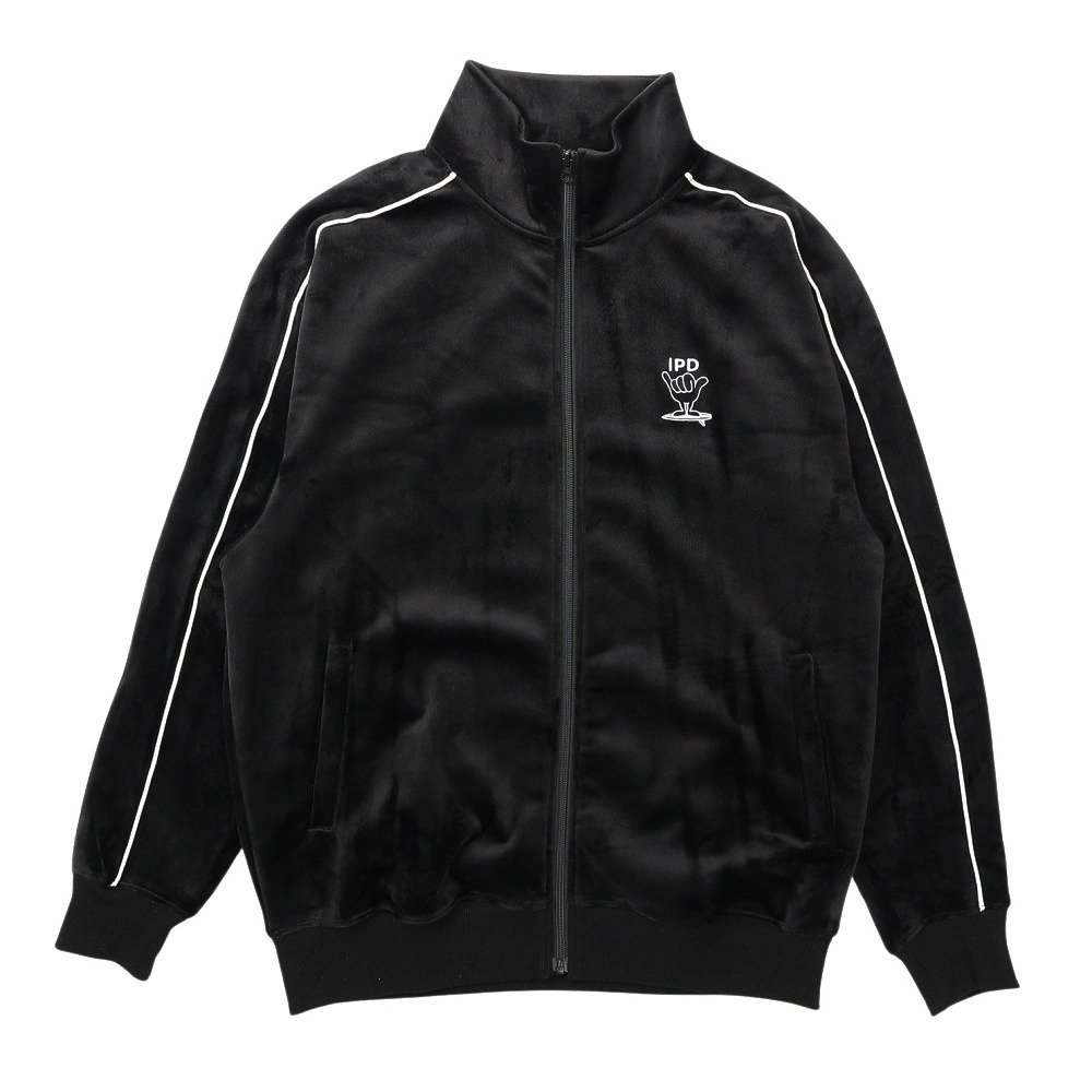 ゆのちゃ様　 Embroidery zipトラックジャケット IPD（IPD）（メンズ）SHAKA ジップアップ ベロア トラックジャケット