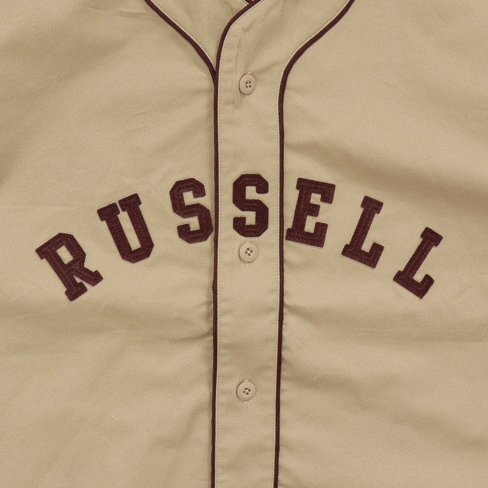 ラッセル（RUSSELL）（メンズ）ツイル ベースボール 半袖シャツ