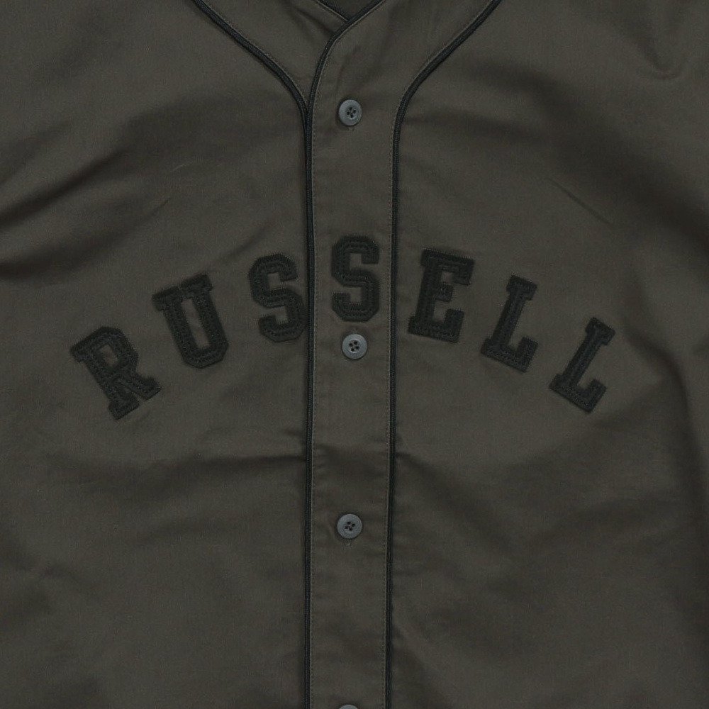 ラッセル（RUSSELL）（メンズ）ツイル ベースボール 半袖シャツ