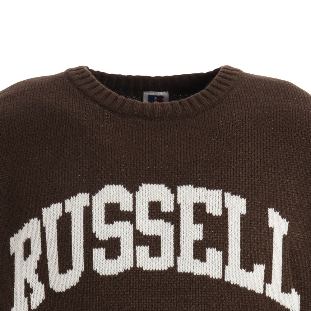 ラッセル（RUSSELL）（メンズ）KNIT CREW COLLEGE セーター RBM22F0009 GRN